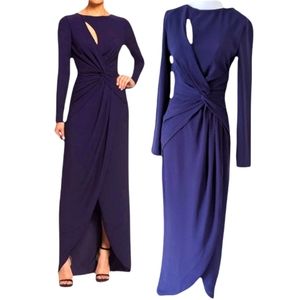 Elegant Purple Evening Gown